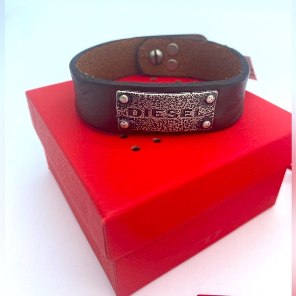 Diesel Leather Wrist Band - Picture 1 of 7